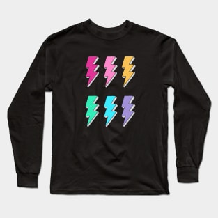 Lightning bolt (pastels) Long Sleeve T-Shirt